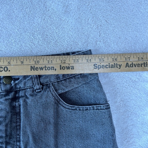 Bongo Black/Grey Jeans Women's Size 13 Vintage 80's 90's High Rise Made In USA - Picture 6 of 7